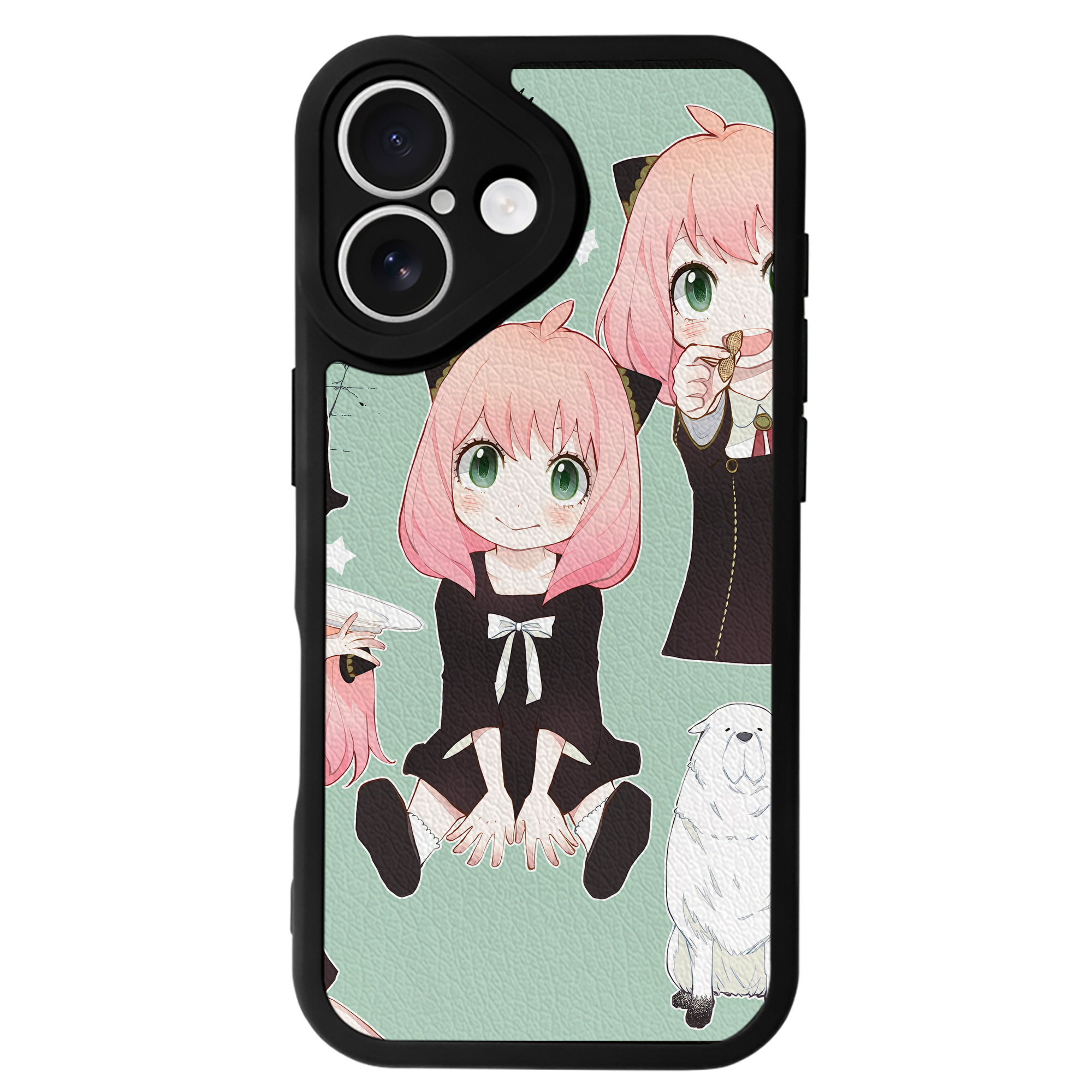 （画像用） SPY×FAMILY间谍家家酒 【iPhone 16シリーズ対応】シリコンスマホケース（レザー調） 材質：シリコン